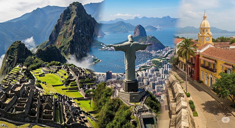 Brasil, Colombia y Perú 3 países fascinantes para visitar sin visa desde la República Dominicana